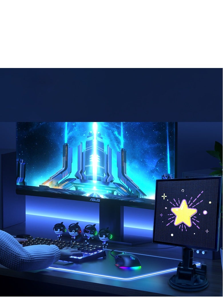 GULFLINK LED Pixel Display 64x64 RGB LED Matrix Panel Programmable Pixel Art Display with Popular APP Control Creative Pixel Screen - Image 5