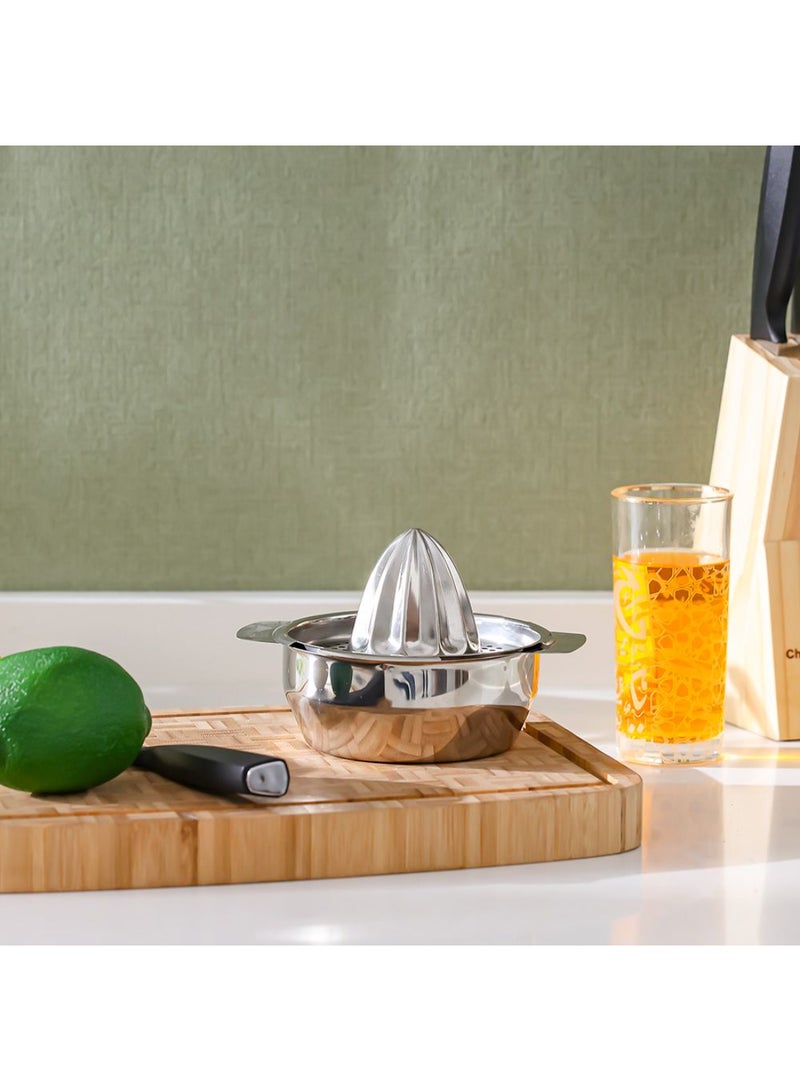 DANUBE HOME Chef's Delight Stainless Steel Lemon Squeezer – Durable Citrus Juicer for Fresh Lemon, Lime, Orange Extraction, Easy to Use & Clean, Perfect Kitchen Tool for Home & Professional Use - L16.7xW12.2xH5Cm  - Image 4