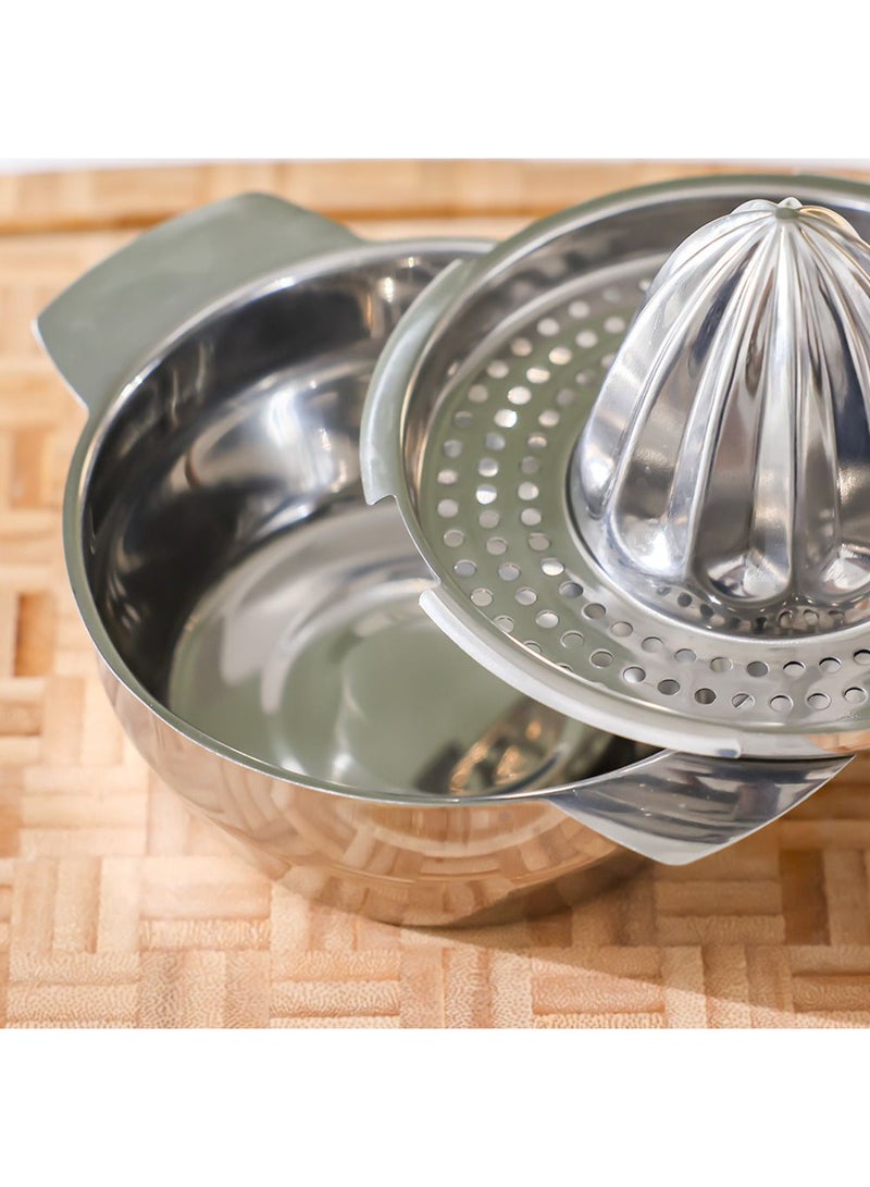 DANUBE HOME Chef's Delight Stainless Steel Lemon Squeezer – Durable Citrus Juicer for Fresh Lemon, Lime, Orange Extraction, Easy to Use & Clean, Perfect Kitchen Tool for Home & Professional Use - L16.7xW12.2xH5Cm  - Image 3