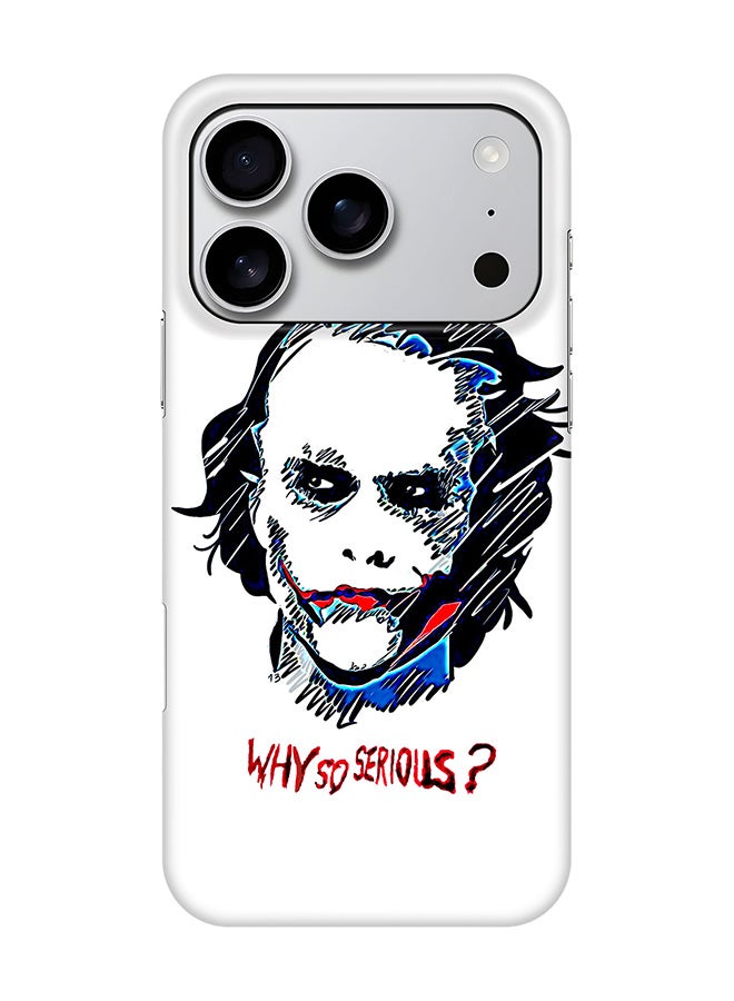 Stylizedd For iPhone 17 Pro,Case, [Compatible with MagSafe] Magnetic cover Slim fit Protection Matte, - Why So Serious
