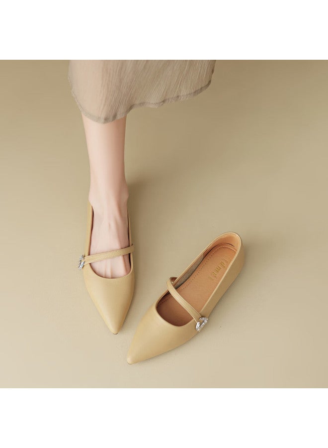 dme Demana "autumn Shine" 25th Anniversary Crystal Mary Jane Shoes Lightweight Comfortable Women's Flats - Image 1