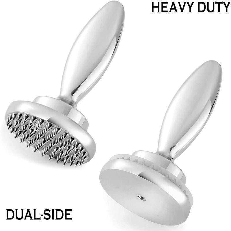 HiCook Reversible Meat Tenderizer and Pounder Dual Sided Meat Tenderizer Mallet Marinating Prep Tool - Image 3