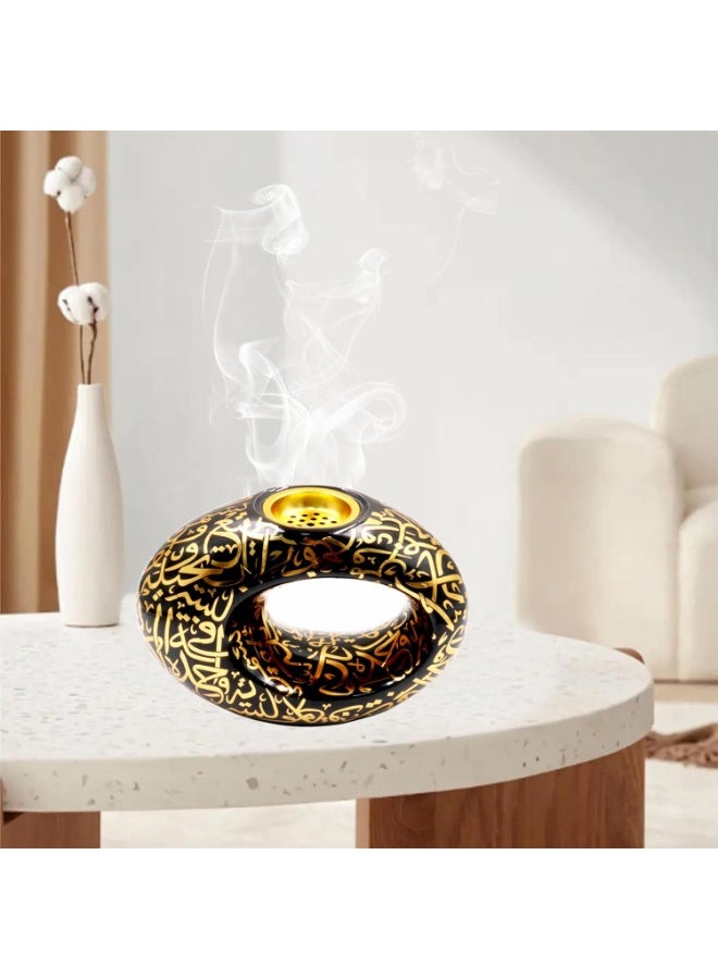 بخور مبخرة جديدة، حامل بخور من الفحم، مبخرة راتنج اللبان لتعطير المنزل، ديكور المنزل - Image 2