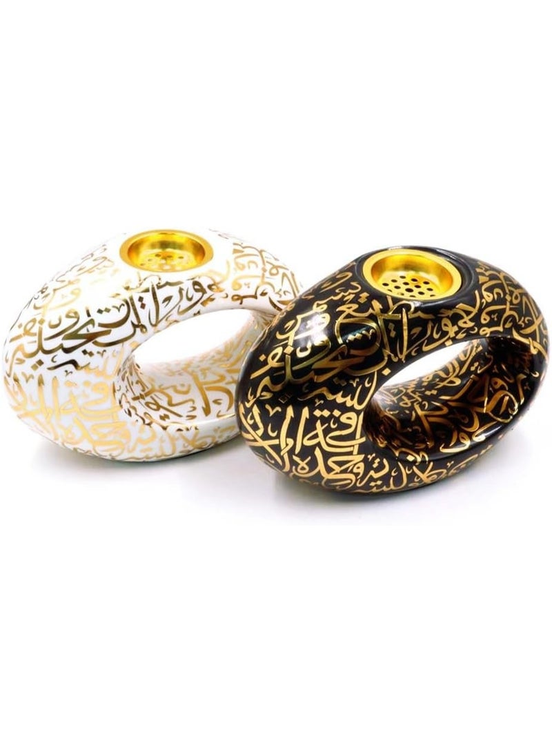 بخور مبخرة جديدة، حامل بخور من الفحم، مبخرة راتنج اللبان لتعطير المنزل، ديكور المنزل - Image 5