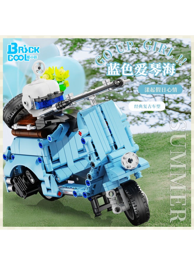 Cool Little Brick Kc016 Technology Bmw Latte Locomotive Sheep Honda Model Toy Decoration Motorcycle Collection - Image 4