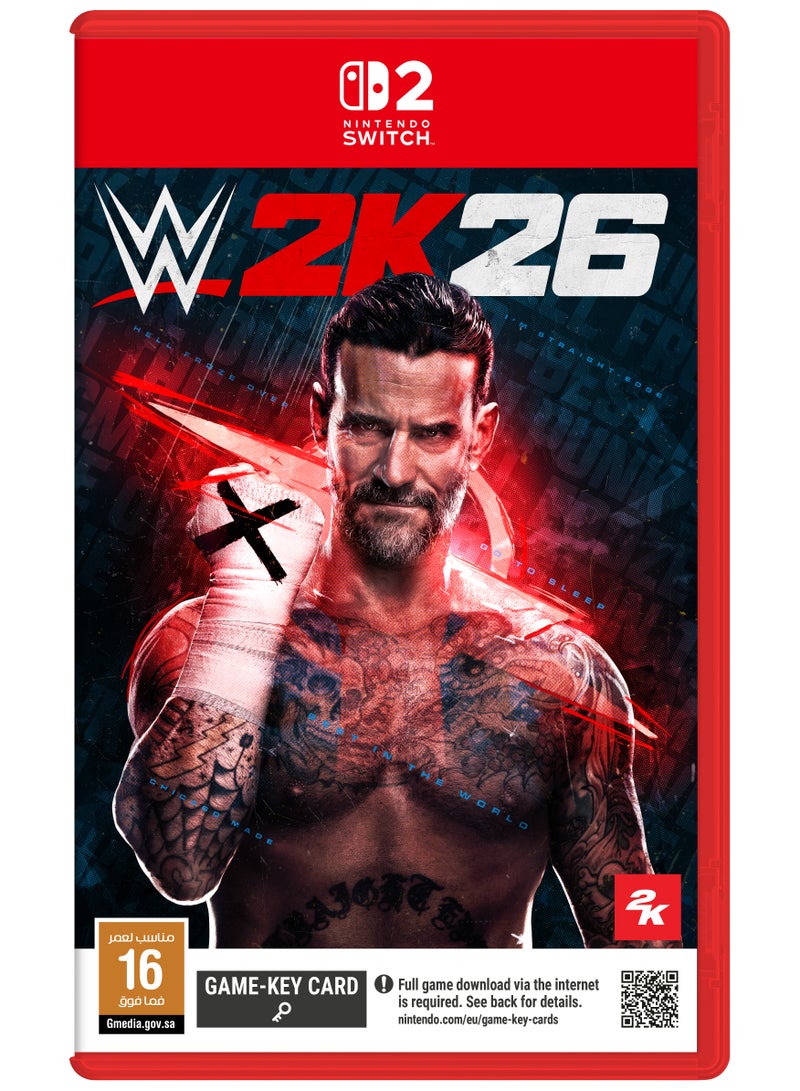 2K WWE 2K26 NS2 Game Key Card - nintendo_switch - Image 1
