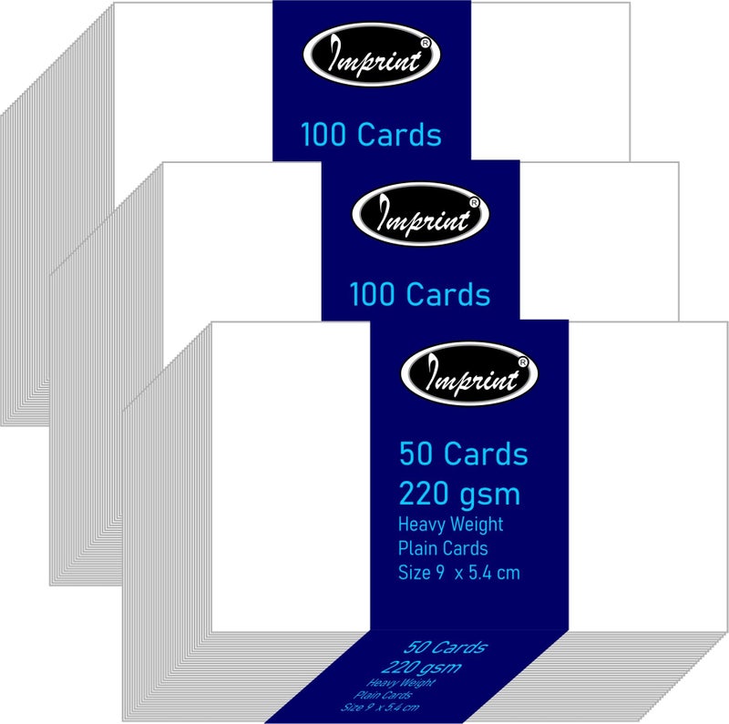 IMPRINT Flash Card White 2 x 3.5 Inches Approx, White Color Sheet (Pack of 250 Flash Cards) - Image 1