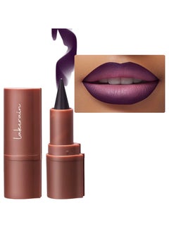 lakerain Liner Lipstick Pencil Matte Waterproof Long Lasting Lipstick Lips Contour Makeup Lip Liner Lipsticks, One Stroke Define Lip Liner Non Drying Easy Color Lip Liner Lipstick Grapes 3g 05  - Image 1
