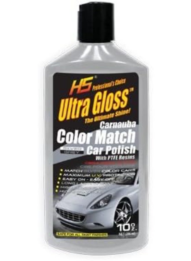 HS UltraGloss Carnauba Color Match Car Polish with PTFE results. The Professional Choice. 10 oz (1 PACK, SILVER)