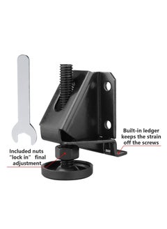 SYOSI Leveling Feet 4 Pack Leveling Feet Heavy Duty Furniture Levelers Adjustable Anti Slip Table Leg with Screws Lock Nuts and Wrench 2 Inch Adjustable Height for Table Cabinets and Workbench  - Image 4