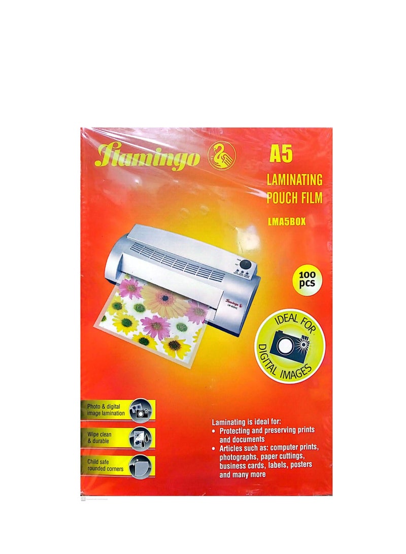 Flamingo A5 Laminating Pouch Film Clear