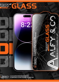 ALFY & CO iPhone 16 Pro Max (2 Packs) Privacy Screen Protector Premium Grade A  - Image 3