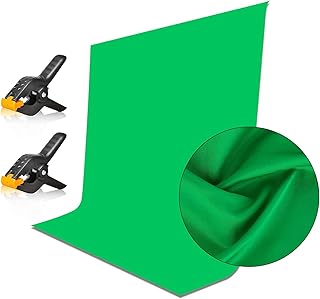 EMART Emart 5x7ft Green Screen Backdrop, Polyester Wrinkle-Resistant Curtain Fabric, Chroma-Key greenscreen Cloth Sheet - pzsku/Z7513008355EEA733F833Z/45/1751043009/23140368-b408-4450-aa53-201d51e8d7fd