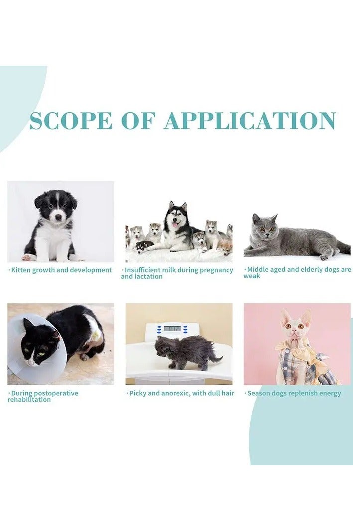 بايولاين بودرة حليب الماعز للكلاب والقطط من بيو لاين 200غ[الوزن - 200غ] - Image 2