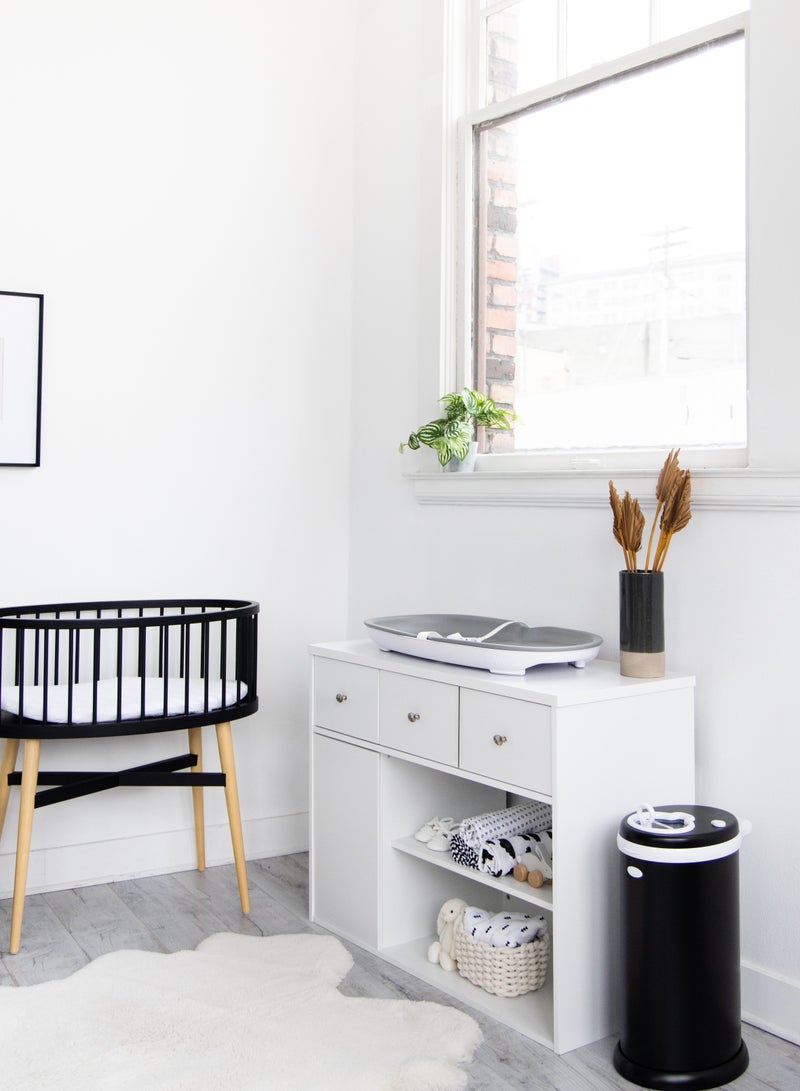 يبي أوبي - سطل حفاضات أسود غير لامع - Image 2