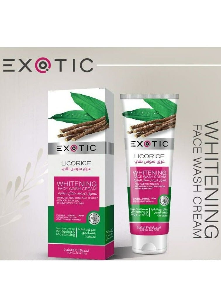 Whitening FACE WASH CREAM LICORICE 100 ML