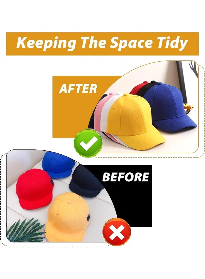 TPGP 2 X Clear Acrylic Hat Organiser For 14 Baseball Caps, No Installation Required, Minimalist Cap Stand  - Image 3