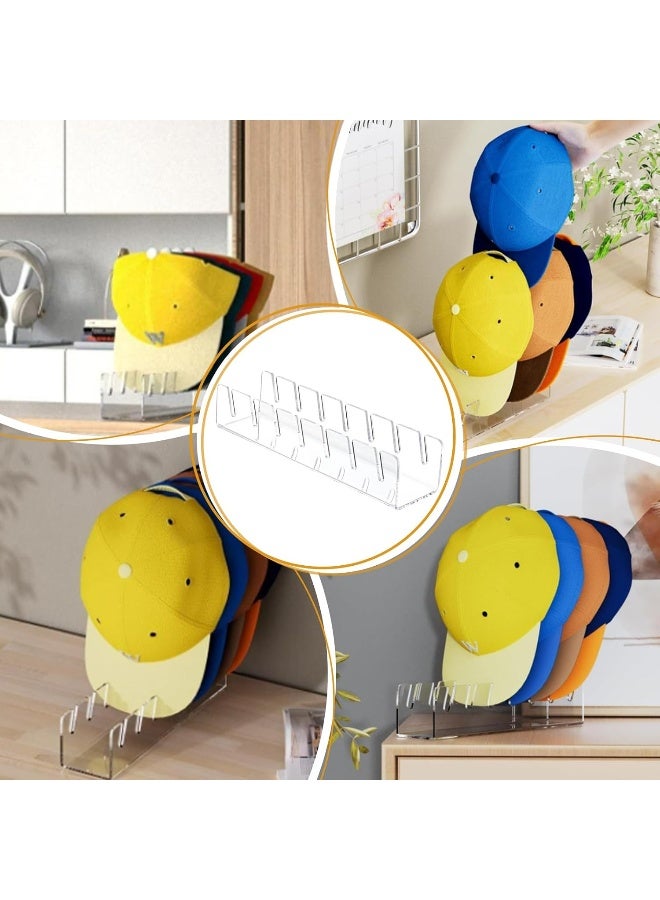 TPGP 2 X Clear Acrylic Hat Organiser For 14 Baseball Caps, No Installation Required, Minimalist Cap Stand  - Image 5