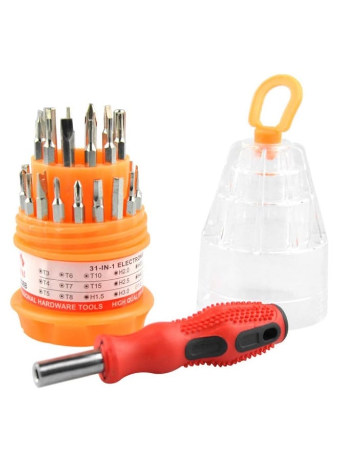 JZS Screwdriver Kit 31-in-1 Precision Screwdriver Multi Screwdriver Screw Driver Repair Tools Tool Kit Magnetic Manual Screwdriver - Image 1