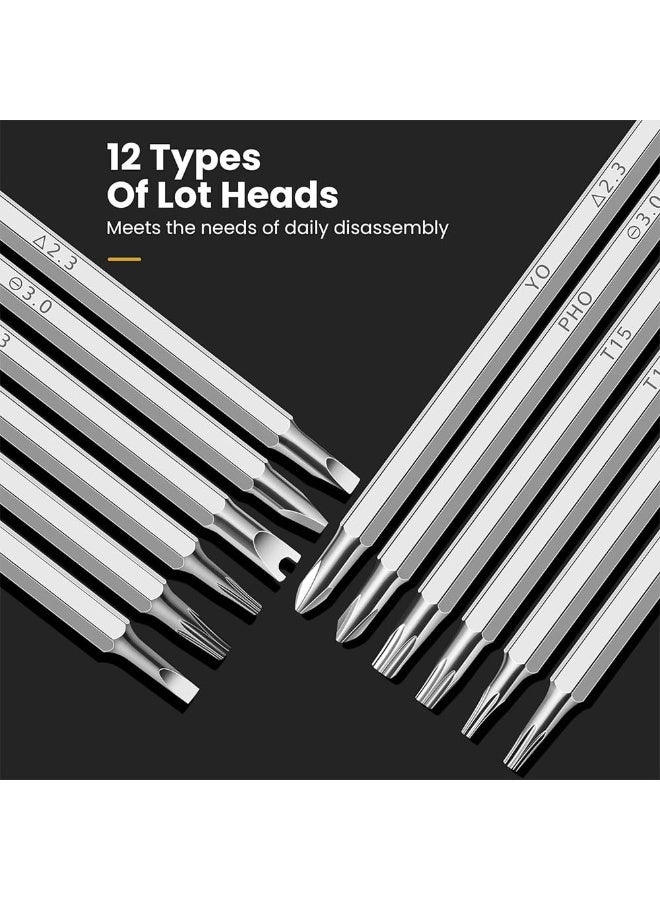 JZS Screwdriver Kit 31-in-1 Precision Screwdriver Multi Screwdriver Screw Driver Repair Tools Tool Kit Magnetic Manual Screwdriver - Image 5