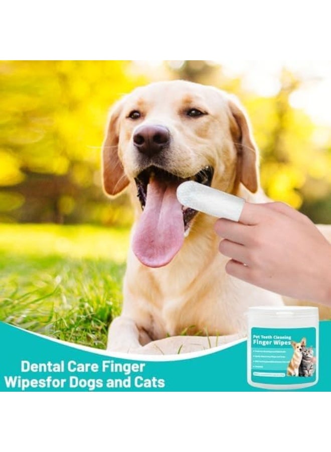 Coodipet Coodipet Pet Dental Finger Wipes For Dogs & Cats Reducing Plaque & Freshens Breath, Pack Of 50 - Image 3