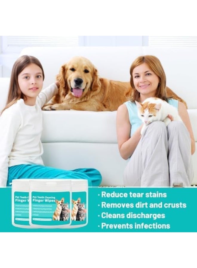 Coodipet Coodipet Pet Dental Finger Wipes For Dogs & Cats Reducing Plaque & Freshens Breath, Pack Of 50 - Image 5