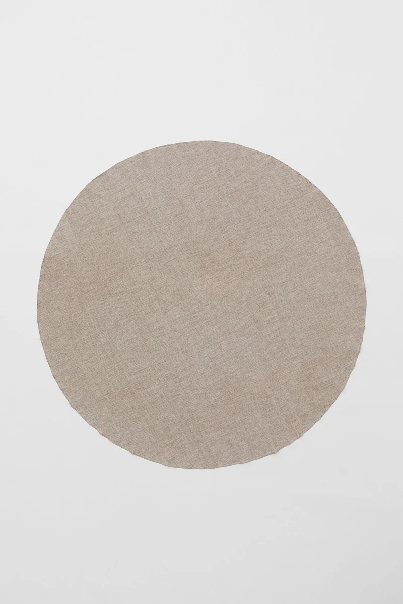 H&M Round Linen-Blend Tablecloth