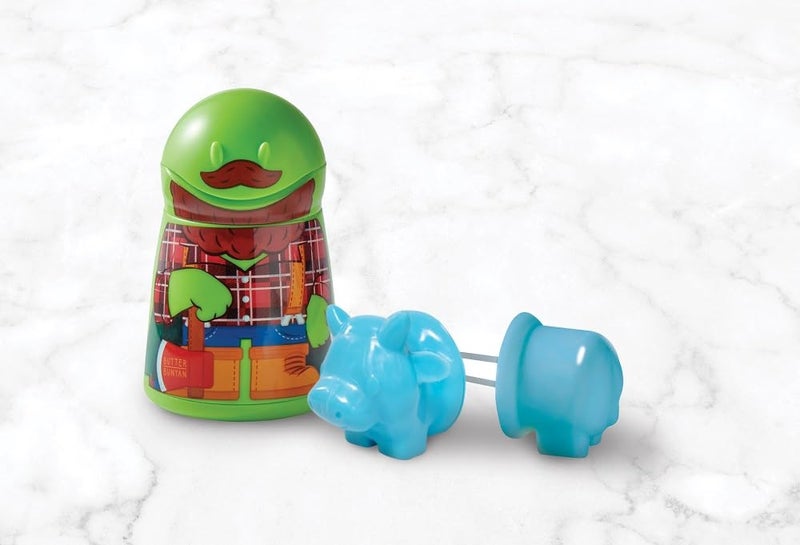 Talisman Designs Butter Bunyan Butter Keeper & Spreader with Set of 2 Babe Corn Picks - Image 1