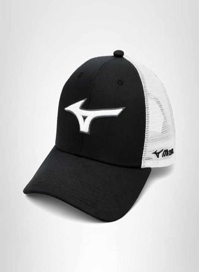 ميزونو قبعة ميزونو دايموند تراكر | أسود وأبيض | مقاس واحد يناسب الجميع - Image 3