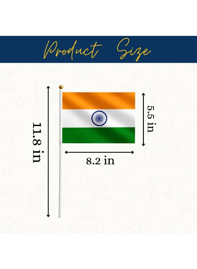 A4 Flags For Indian Republic Day And Independence Day-Perfect For Celebrations-School-Office And Event - Image 3