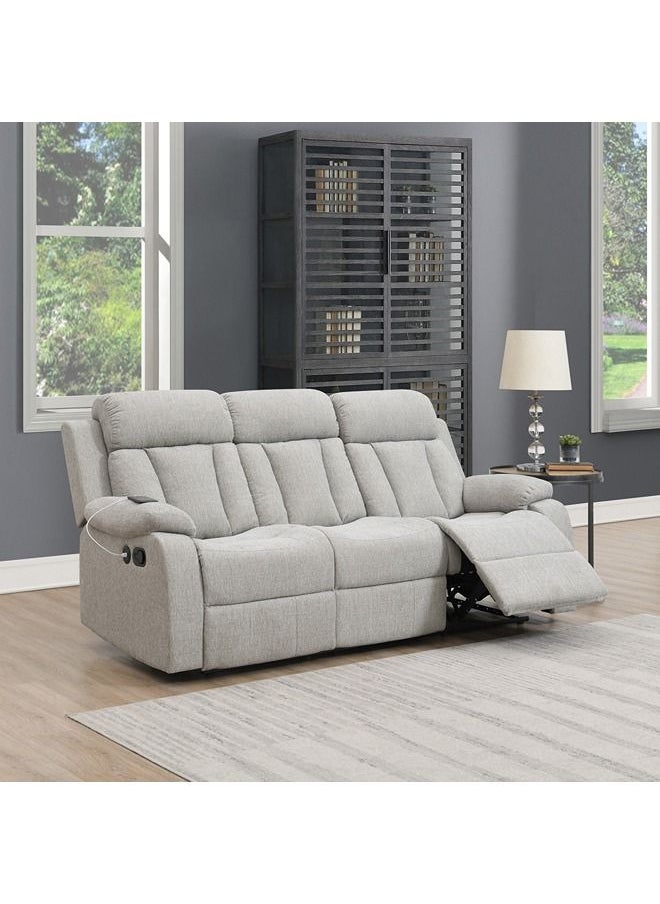 Home Box Jade 3-Seater Fabric Recliner Sofa With USB 97.5x99.5x212 cm 