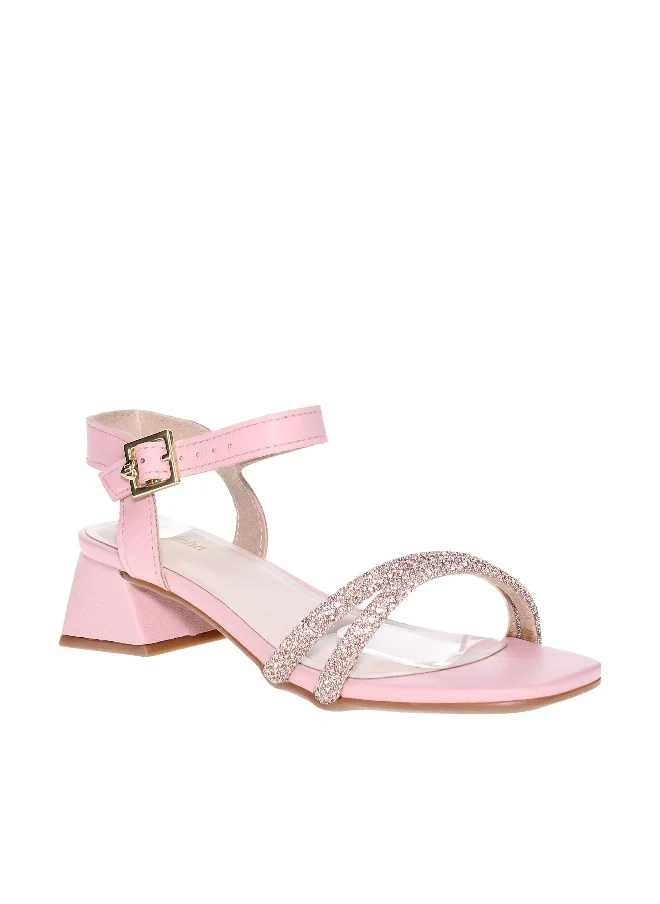 MOLEKINHA Molekinha Pre Teen Girls Sandals With Back Strap Pink | Made In Brazil