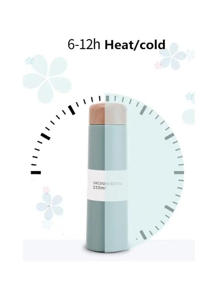 QSHOP Premium 304 Stainless Steel Japanese Style Water Mug High Quality Small Cute Wood Grain Refreshing Innovative Lightweight Pocket Water Mug Capacity (150ml) Outdoor by QShop®️  - Image 2