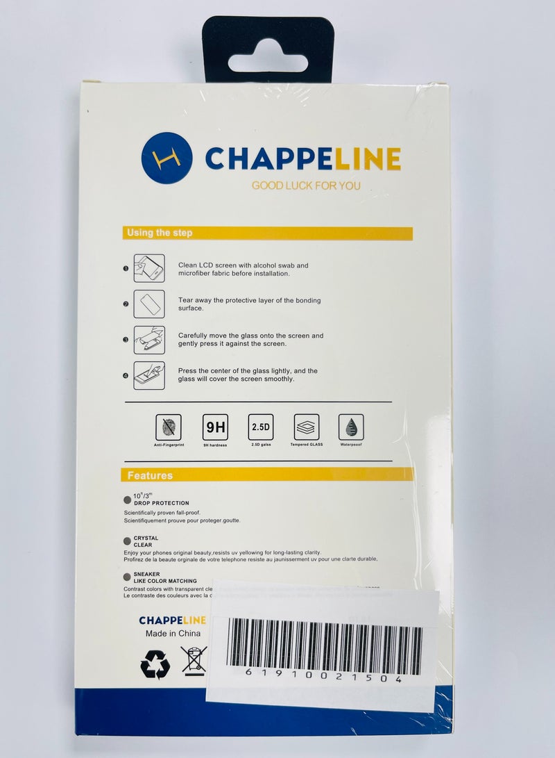 CHAPPELINE High Glass Screen Protector for iPhone 15 Pro Max Durable, Scratch-Resistant, Crystal Clear Protection - Image 2