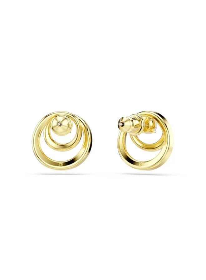 Swarovski  Hyperbola Crystal Gold Tone Plated Pierced Earrings for Women | Best Price UAE