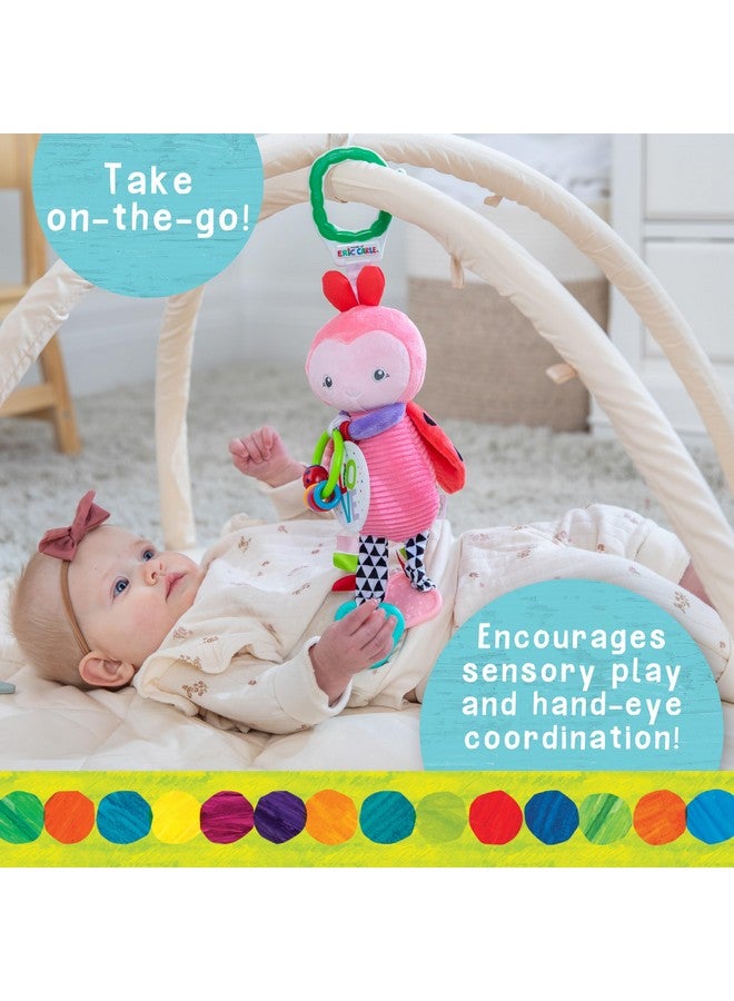 Kids Preferred Eric Carle The Very Hungry Caterpillar On the Go Developmental Plush Ladybug, 14"  - Image 4