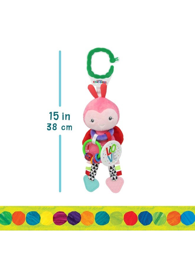 Kids Preferred Eric Carle The Very Hungry Caterpillar On the Go Developmental Plush Ladybug, 14"  - Image 5