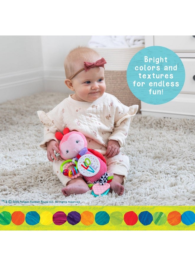 Kids Preferred Eric Carle The Very Hungry Caterpillar On the Go Developmental Plush Ladybug, 14"  - Image 2