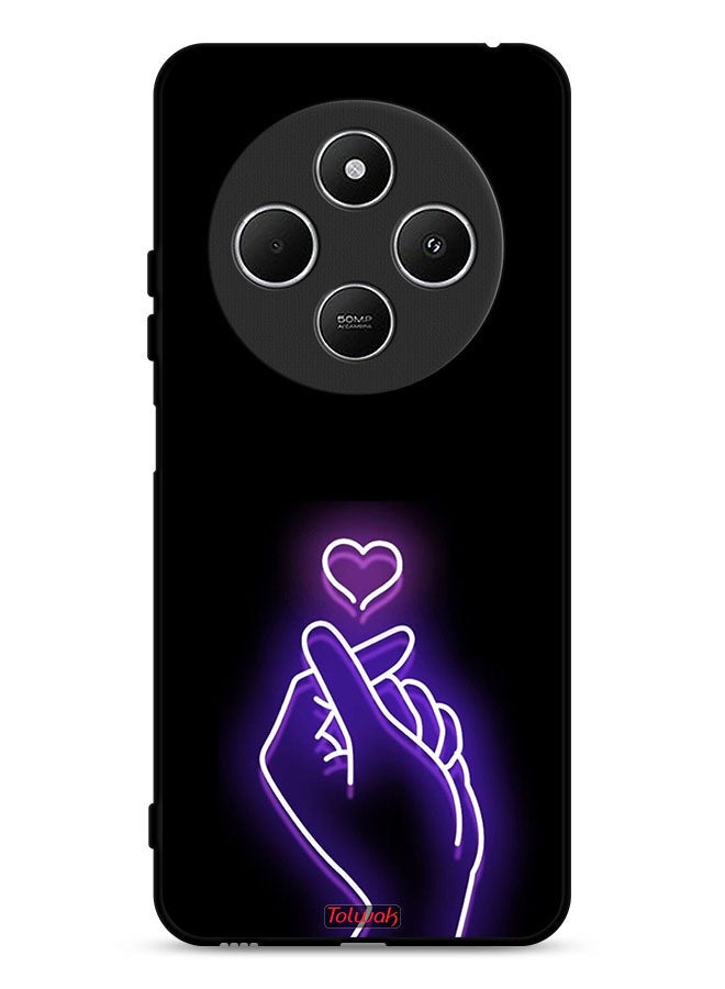 Tolwak Xiaomi Redmi 14C 4G Protective Case Cover Snap Small Heart - Image 1