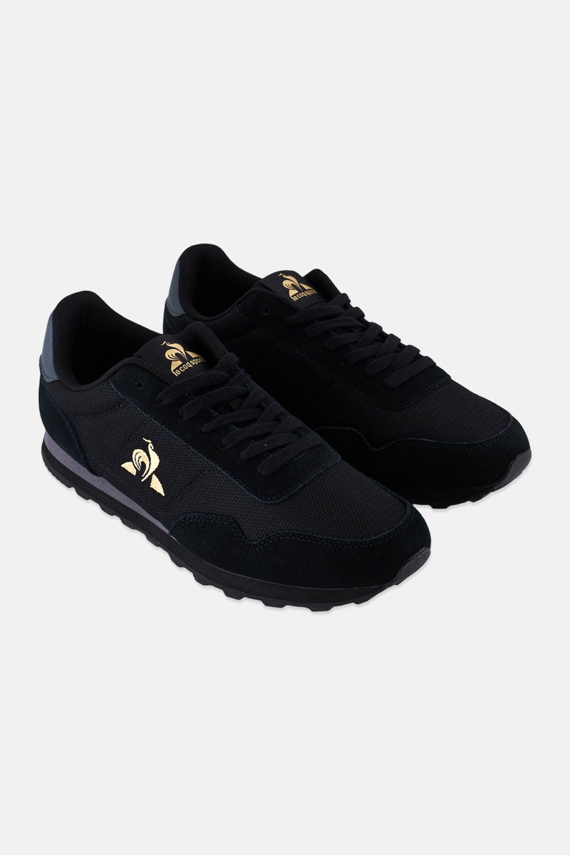 le coq sportif Men Lace Up Casual Shoes, Black  - Image 1