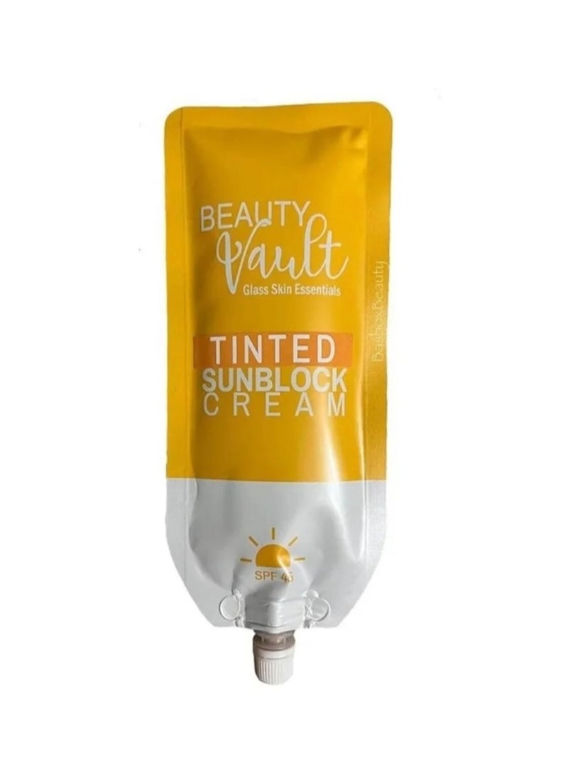 Tinted Sunblock Cream SPF 45 