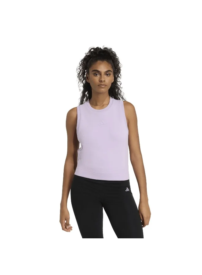 Adidas Adidas W All Szn Sl Tk Purple Tank Tops For Women