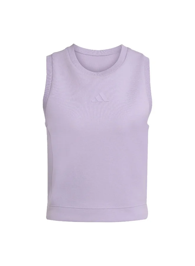 Adidas Adidas W All Szn Sl Tk Purple Tank Tops For Women