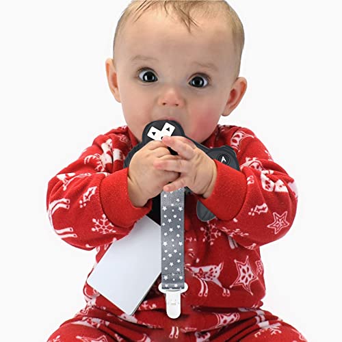 BIGSPINACH Cool Remote Game Control Teething Toy for Babies 0-6 6-12 Months,Game Controller Teether for Gamer Parents,Baby's First Valentines Day Gifts,Silicone Remote Chew Toys（Black - Image 2