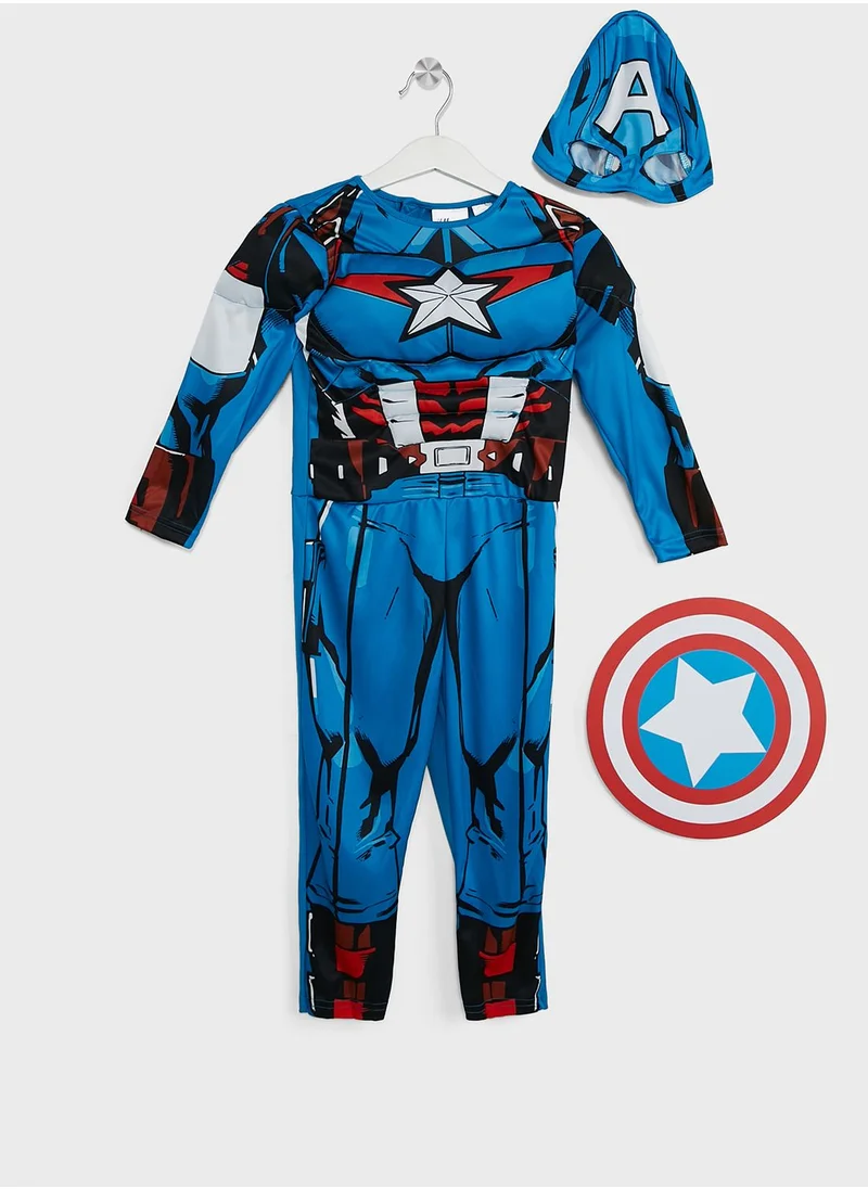 اتش اند ام Kids Captain America Fancy Dress Costume