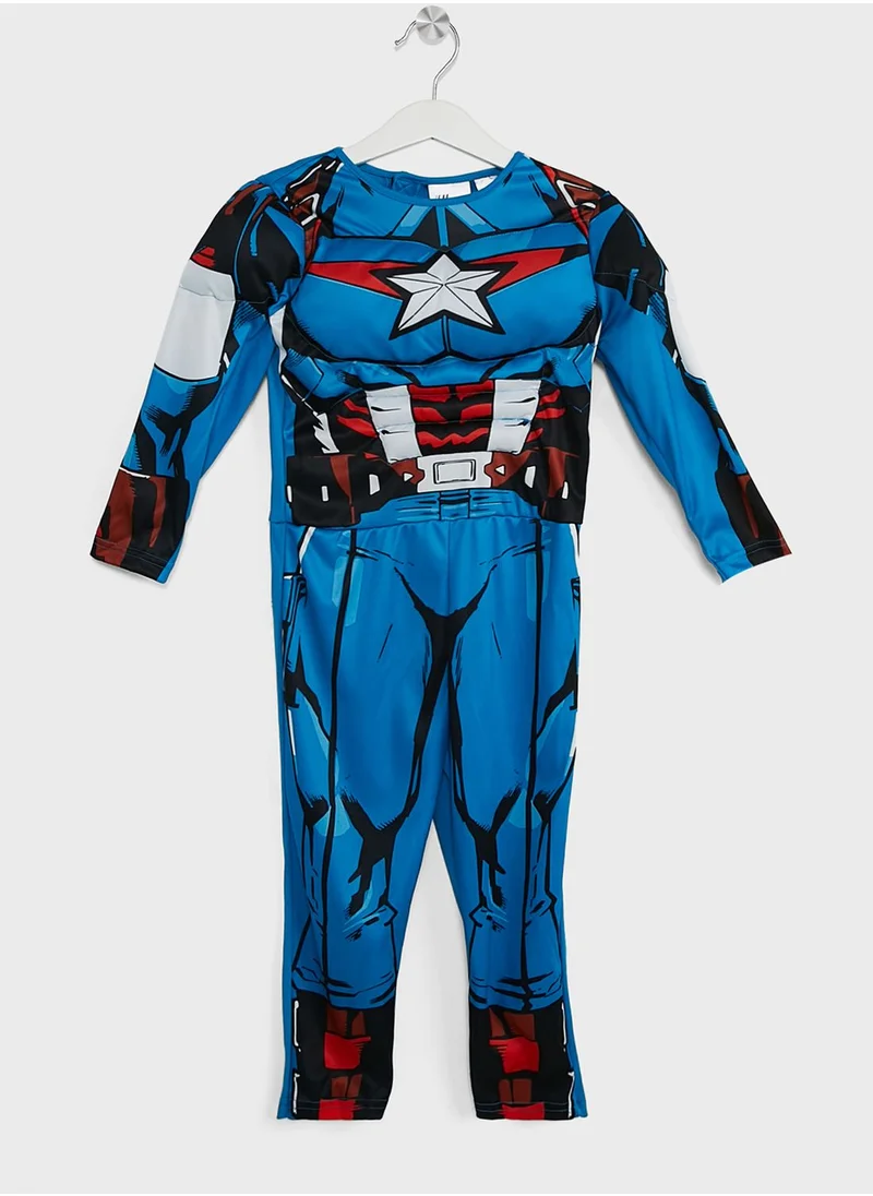 اتش اند ام Kids Captain America Fancy Dress Costume