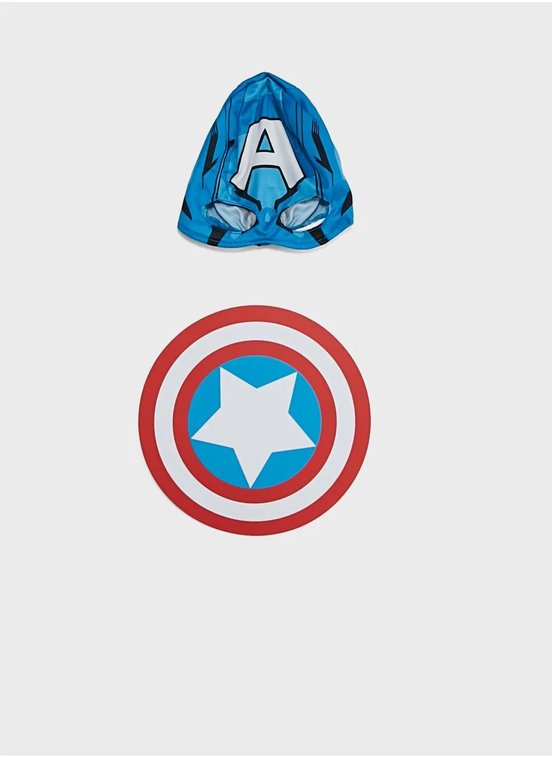 اتش اند ام Kids Captain America Fancy Dress Costume