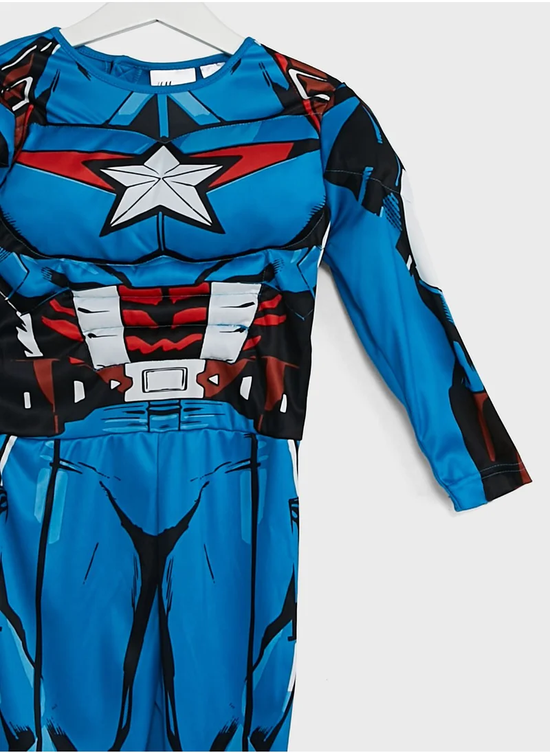 اتش اند ام Kids Captain America Fancy Dress Costume