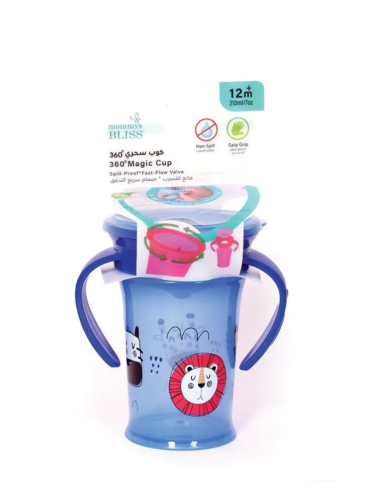 Mommy's Bliss Magic Cup For Babies & Toddlers – Spill-Proof Sippy Cup With 360° Drinking Edge, Bpa-Free, Easy Grip Handles, 6+ Months (8 Oz) - Image 2