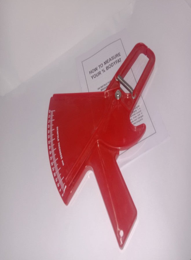 FLOVEIN SKIN FOLD CALIPER (TO MEASURE BODY FAT) (RED) - Image 2